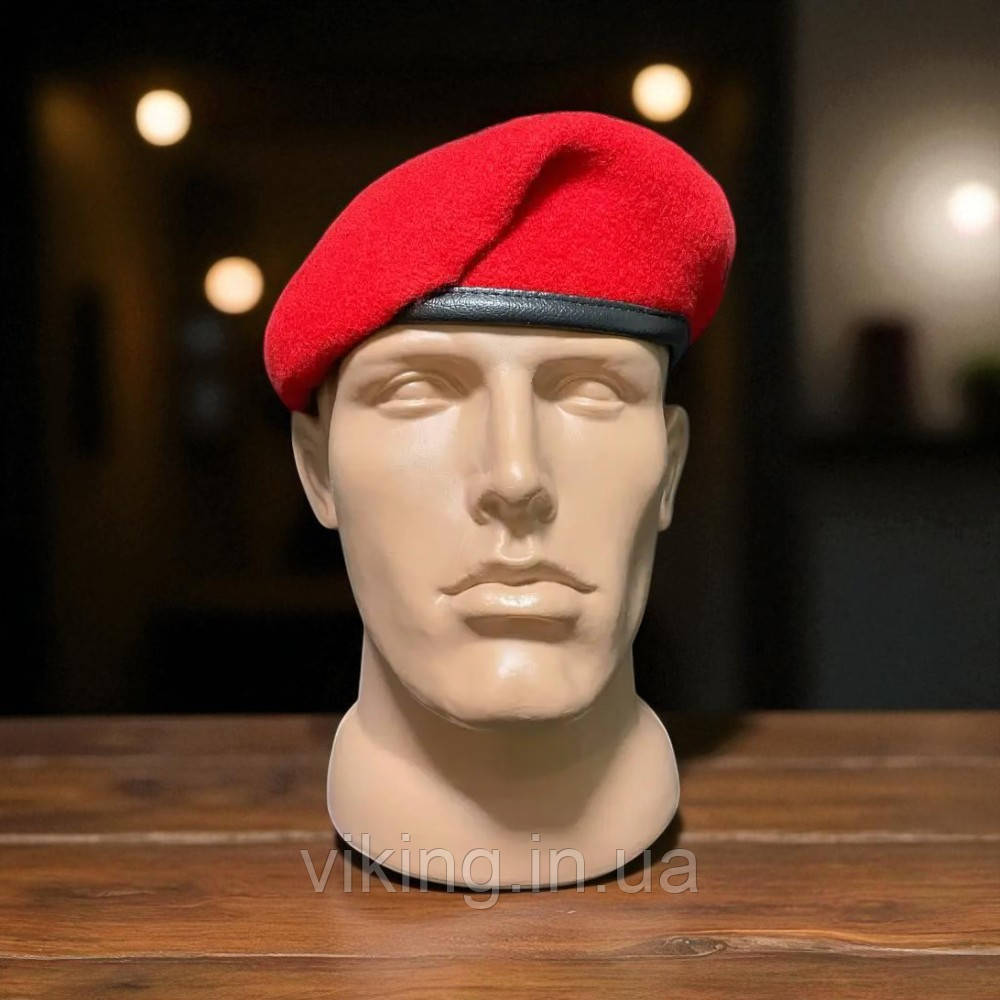 Берет безшовний для Артилерії червоний, фото 1