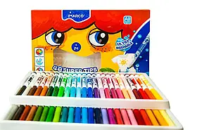 Фломастери 48 кольорів Super Washable,1630-48,ТМ "Marco"