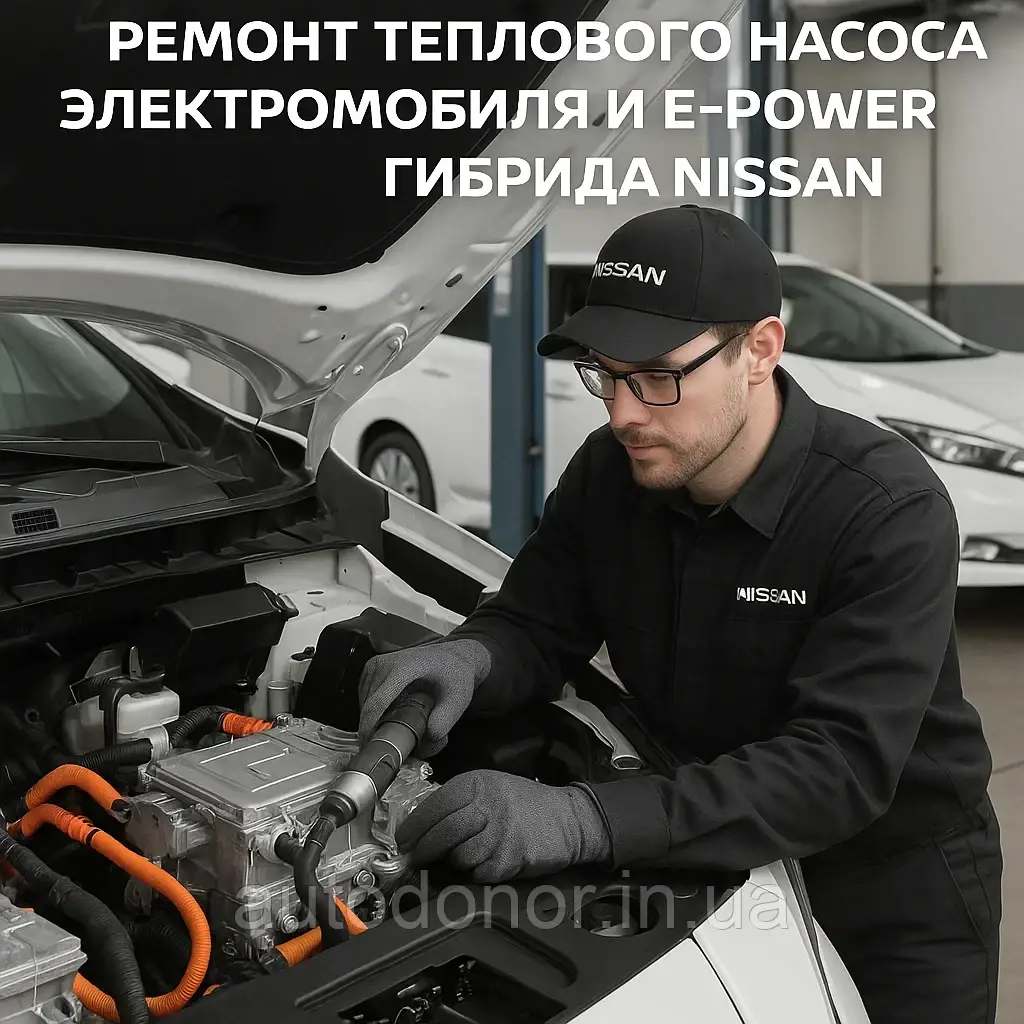 Ремонт теплового насоса електромобіля та e-POWER гібрида Nissan