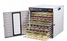 Vevor SS10X 1000 Вт Дегідратор сушарка для фруктів овочів м'яса грибів