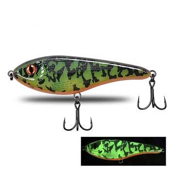 Воблер VtaVta Джерк-бейт (JerkBait) Luminous 120mm-50g-SS колір P