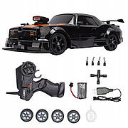 Іграшкова машинка для дрифту на радіокеруванні Dodge Challenger 4WD на радіокеруванні дрифт 28 см СВІТЛО ПАР