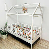 Ліжко підліткове "Хатинка" без шухляди 1600*800 (білий)