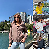 Жіноча куртка вітровка 42-44,46-48,50-52 чорний, мокко, молочний, жовтий