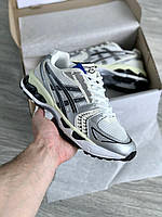 Срібні текстильні жіночі кросівки Asics Gel-Kayano 14 - Демісезонні Асікс Гель Каяно