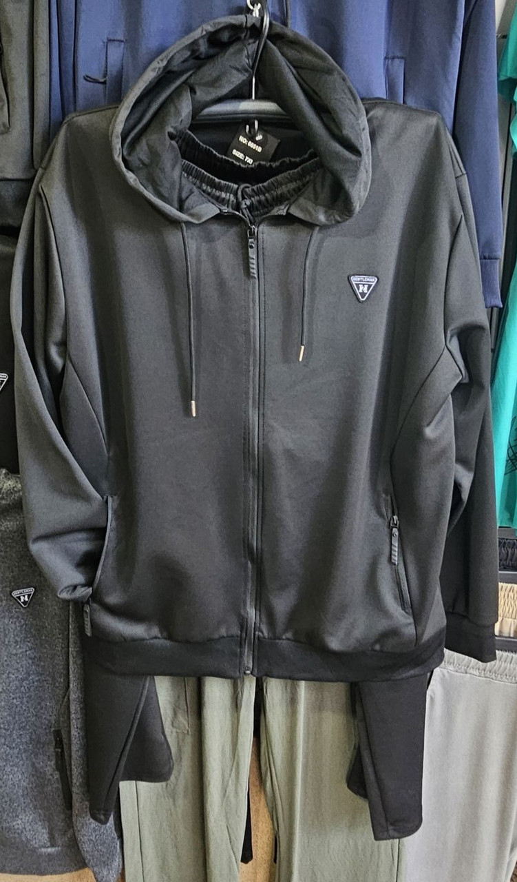 Спортивний костюм чоловічий батал трикотаж весна осінь, фото 1