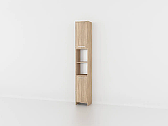 Шафа-пенал з полицями для ванної кімнати GТ-0005 Moreli Дуб Сонома