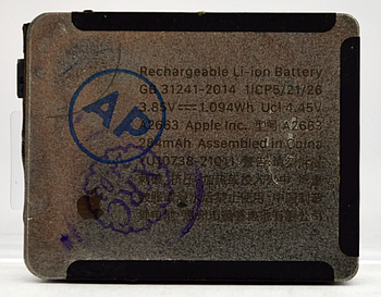 Акумулятор Apple Watch S7-41 mm A2663 (284mAh) Original