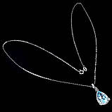 Підвіска. Натуральний топаз. Срібло 925., фото 2