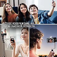 Магнітний селфі-екран 4 дюйми з динаміками для телефону X40 150х60х10 мм, фото 3