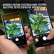 Магнітний селфі-екран 4 дюйми з динаміками для телефону X40 150х60х10 мм, фото 5