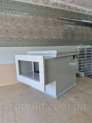 Стаціонарний скімер з пласкою кришкою., фото 1