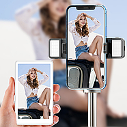 Магнітний селфі-екран 4 дюйми з динаміками для телефону X40 150х60х10 мм, фото 8