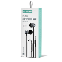 Навушники ColorWay 3.5 mm Wired Earphone UrbanBeat Black, фото 9