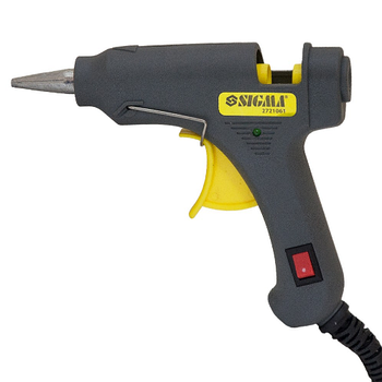 Пістолет термоклейовий d8мм 20W з вимикачем SIGMA