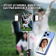 Магнітний селфі-екран 4 дюйми з динаміками для телефону X40 150х60х10 мм, фото 10