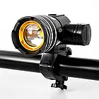 LED ліхтарик передній для велосипеда Т6 (на акумуляторах 18650)