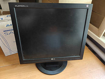 Монітор LG Flatron L1717S-BN 17 дюймів б/у Плоский екран, VGA, для офісу, відеоспостереження, каси