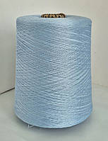 100% БАМБУКОВЕ ВОЛОКНО У БОБІНАХ № 384 блакитний