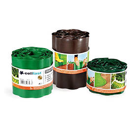 Бордюр газонний хвилястий (обмежувач росту трави) H10см*L9м зелений Cellfast