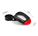 LED ліхтарик задній для велосипеда акумуляторний із сонячною панельюкою, фото 2