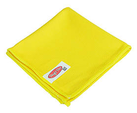 Серветка з мікрофібра універсальна без упаковки 30х30 см щільність 250 гр/м² жовта (PROFIT)