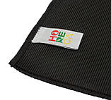 Салфетка микрофибра для стекла без упаковки 30х30 см щільність 250 гр/м² чорна (PROFIT), фото 2