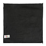 Салфетка микрофибра для стекла без упаковки 30х30 см щільність 250 гр/м² чорна (PROFIT), фото 3