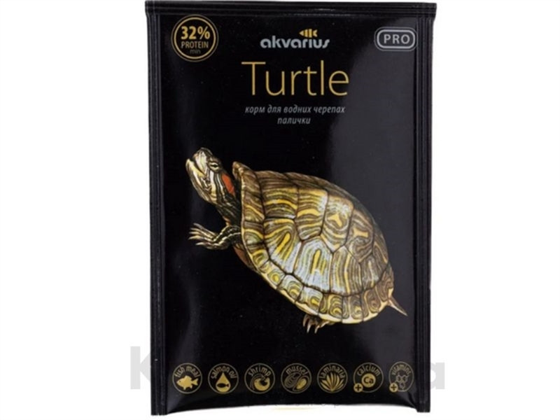 Корм для водних черепах Акваріус Меню для черепах палички 40 г, фото 1