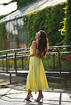 Легка льняна повсякденна жіноча сукня на літо Smf9458, фото 3