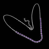 Кольє. Натуральний аметист. Срібло 925., фото 2