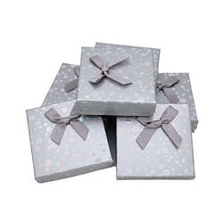 Коробка для набору Золотий горох сірий