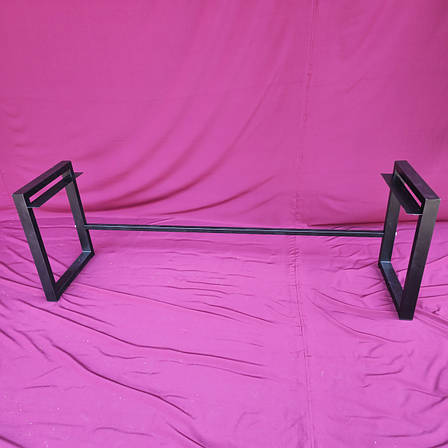 Опори для лавки LOFT. Садові боковини "П" 2 шт. + перемичка 120см, фото 1