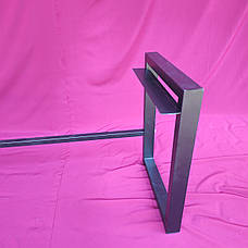 Опори для лавки LOFT. Садові боковини "П" 2 шт. + перемичка 120см, фото 2