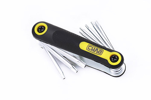 Набір ключів TORX Т9-Т40 (8шт) мультитул СИЛА, фото 1