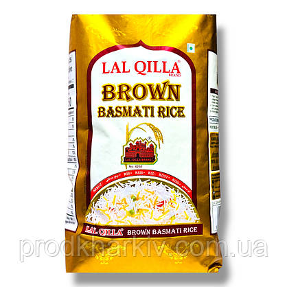 Рис Басматі коричневий "Lal Quilla" 1 кг, Індія, фото 4