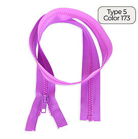 Блискавка тракторна Тип5 Темно Рожева пластикова довжина 50см 1Б