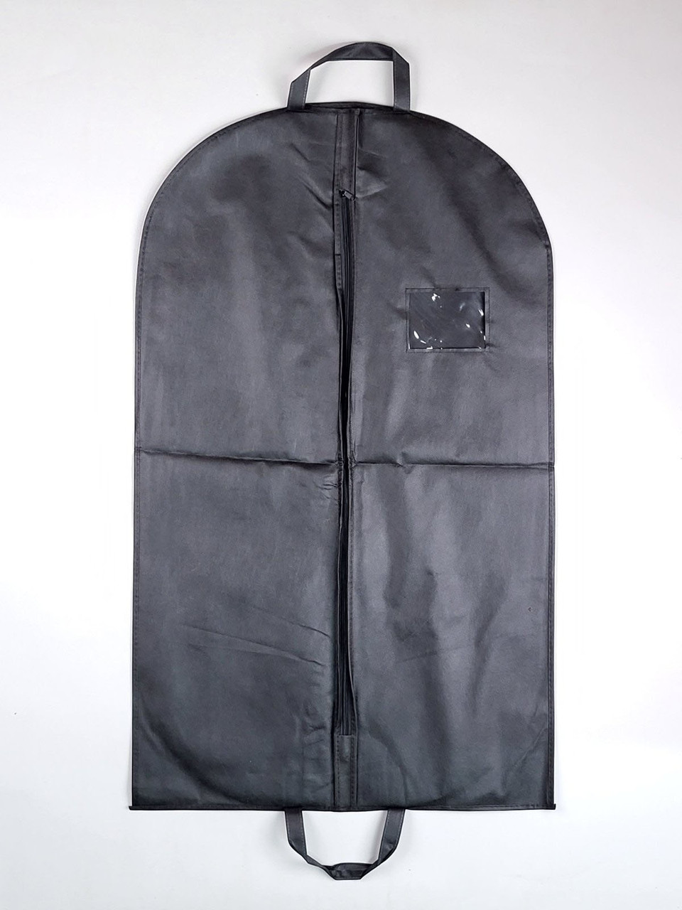 Чохол чорного кольору 60*140 см. Для зберігання та пакування одягу на блискавці флізеліновий, фото 1