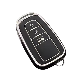Чохол для ключа Toyota, глянець, чорний