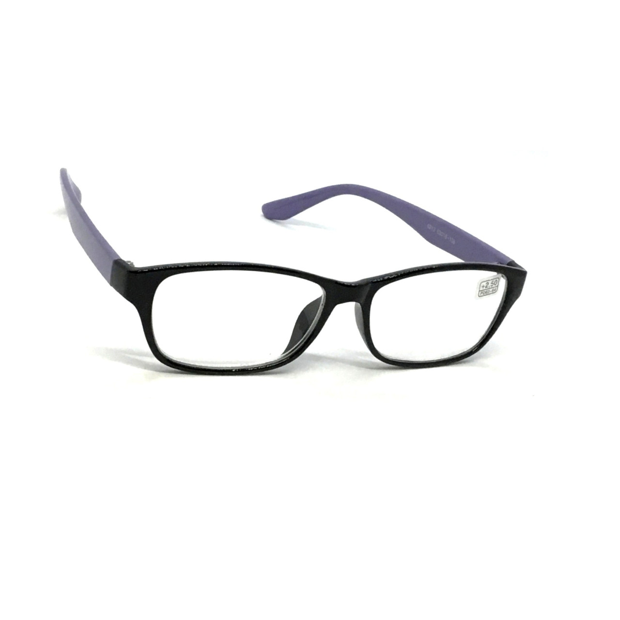 Пластикові окуляри 6213 чорно-волошкові