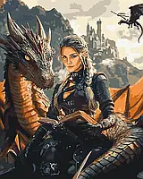 Картина за номерами 40х50 см  Фентезі "Четверте крило" Подорож у легенду Орігамі LW3522