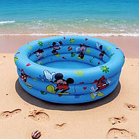 Надувний басейн для дітей, 130 см, Блакитний