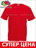 Чоловіча футболка червона класична ValueWeight Fruit of the Loom, фото 6
