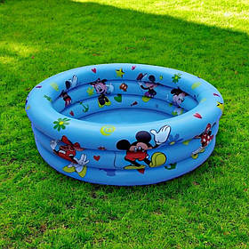 Басейн надувний дитячий, 130 см, Блакитний