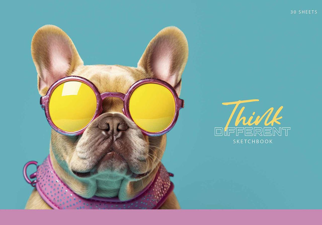 Альбом для малювання склейка 30100 А4 "Star" глітер PB-GB-030-8518 Школярик