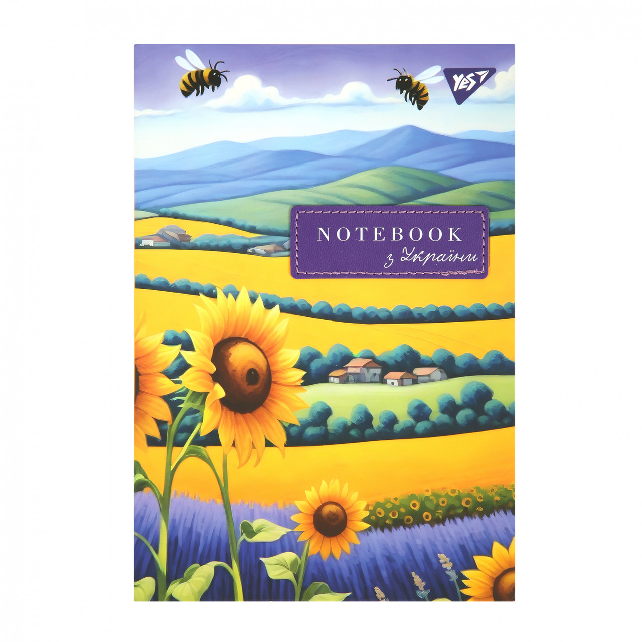 Блокнот A5 64 аркушів клітинка Ukrainian notebook інтегральний 152074 YES