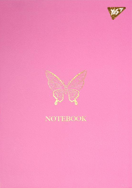 Блокнот A5 96 аркушів клітинка Ikons. Butterfly інтегральний 152080 YES