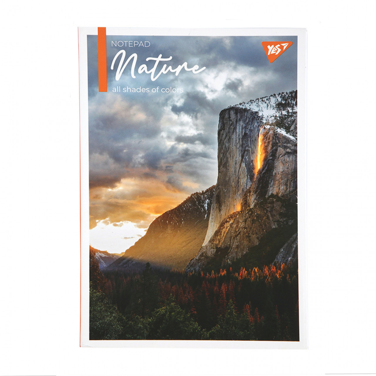 Блокнот A5 96 аркушів  клітинка Nature інтегральний 152078 YES