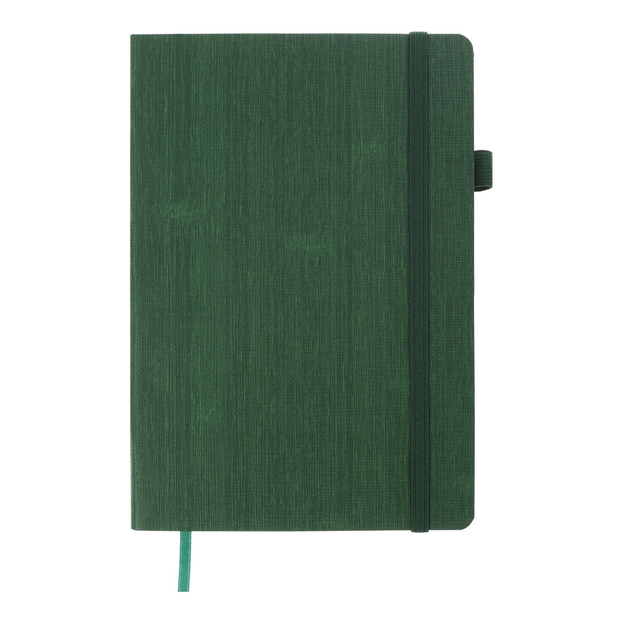 Блокнот А5 96 аркушів клітинка обкладинка шкірзам "Color Tunes" зелений BM.295100-04 Buromax