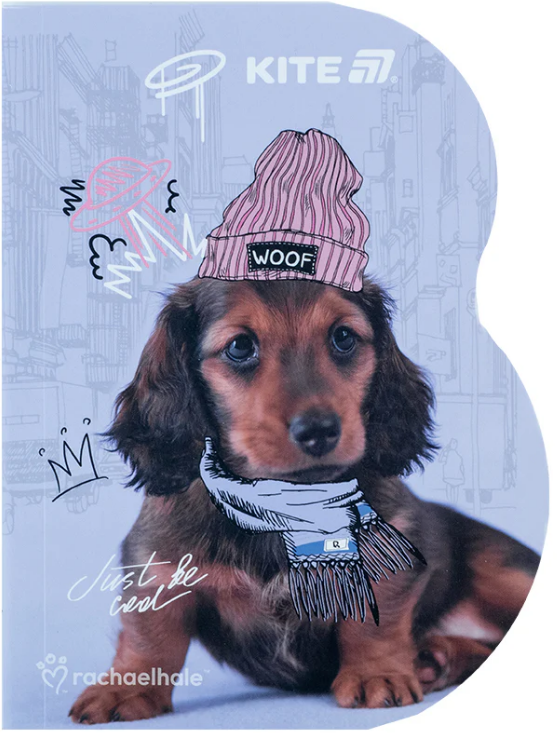 Блокнот А6 60 аркушів клітинка вирубка "Rachael Hale" R25-223 Kite